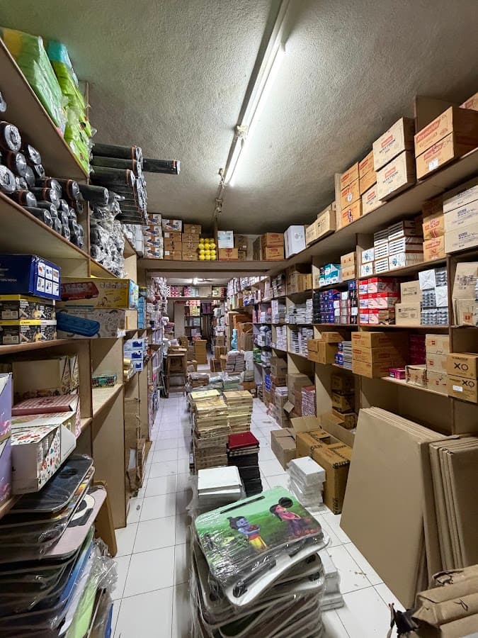 Wholesale stationery stock at Ashoka Stationers